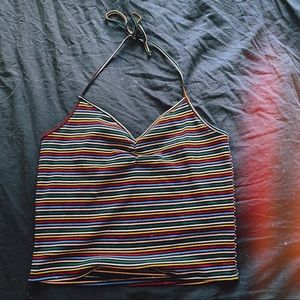Striped Halter Top